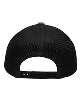 Sportsman SP1450 Traditional Lo-Pro Mesh Back Trucker Fit Cap #color_Chino Grey/ Black