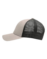 Sportsman SP1450 Traditional Lo-Pro Mesh Back Trucker Fit Cap #color_Chino Khaki/ Black