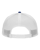 Sportsman SP1450 Traditional Lo-Pro Mesh Back Trucker Fit Cap #color_Chino Royal/ White