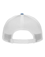 Sportsman SP1450 Traditional Lo-Pro Mesh Back Trucker Fit Cap #color_Chino Sky Blue/ White