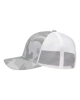 Sportsman SP1450 Traditional Lo-Pro Mesh Back Trucker Fit Cap #color_White Camo/ White