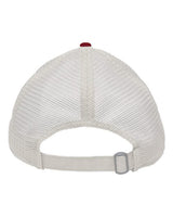 Sportsman SP1750 Mesh Dad Hat Fit #color_Cardinal/ Stone