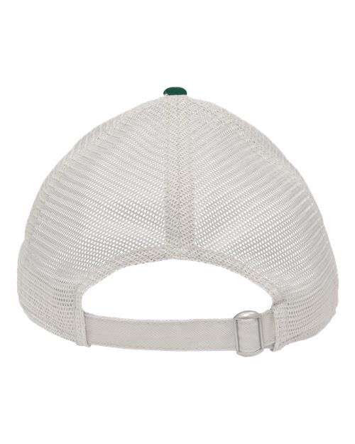 Sportsman SP1750 Mesh Dad Hat Fit #color_Forest Green/ Stone