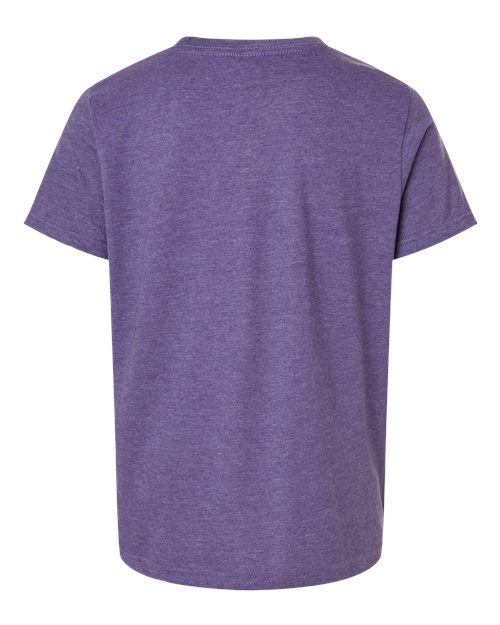 Tultex 235 Youth Fine Jersey T-Shirt #color_Heather Purple