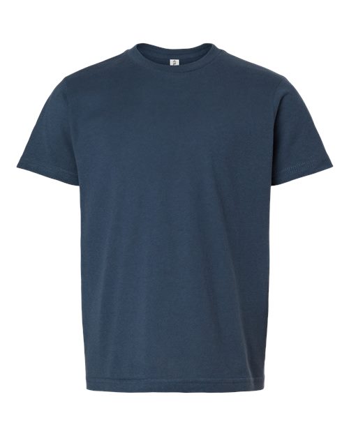Tultex 235 Youth Fine Jersey T-Shirt #color_Indigo
