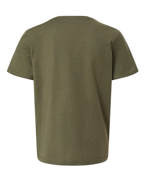 Tultex 235 Youth Fine Jersey T-Shirt #color_Military Green