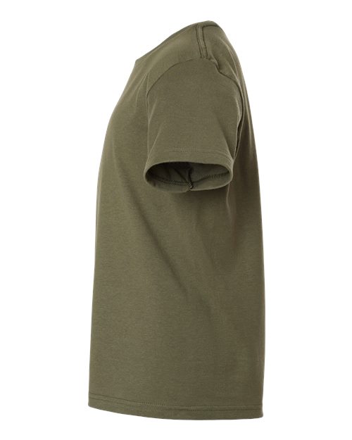 Tultex 235 Youth Fine Jersey T-Shirt #color_Military Green