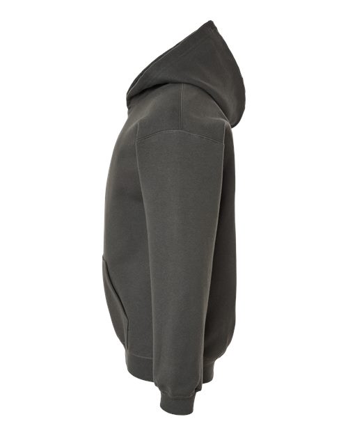 Tultex 320Y Youth Hooded Sweatshirt #color_Charcoal