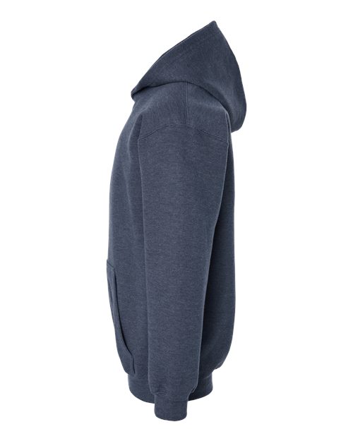 Tultex 320Y Youth Hooded Sweatshirt #color_Heather Denim