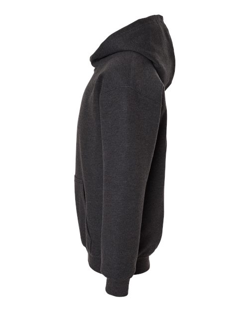 Tultex 320Y Youth Hooded Sweatshirt #color_Heather Graphite