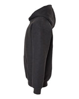 Tultex 320Y Youth Hooded Sweatshirt #color_Heather Graphite