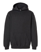 Tultex 320Y Youth Hooded Sweatshirt #color_Heather Graphite