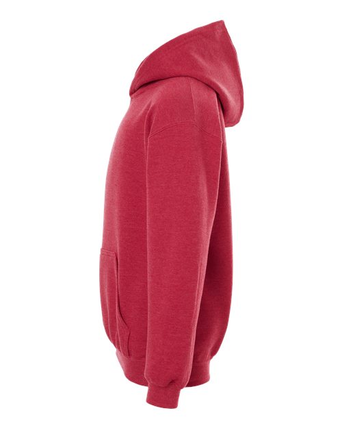 Tultex 320Y Youth Hooded Sweatshirt #color_Heather Red