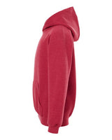 Tultex 320Y Youth Hooded Sweatshirt #color_Heather Red