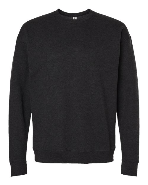 Tultex 340 Fleece Crewneck Sweatshirt #color_Heather Graphite