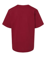 M&O 4850 Youth Gold Soft Touch T-Shirt #color_Cardinal Red