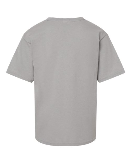 M&O 4850 Youth Gold Soft Touch T-Shirt #color_Gravel