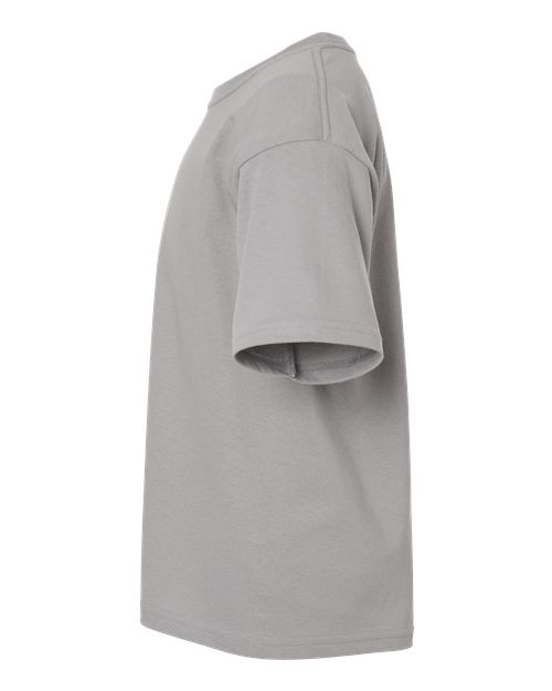 M&O 4850 Youth Gold Soft Touch T-Shirt #color_Gravel