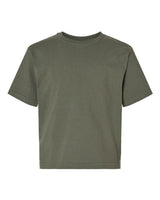 M&O 4850 Youth Gold Soft Touch T-Shirt #color_Military Green