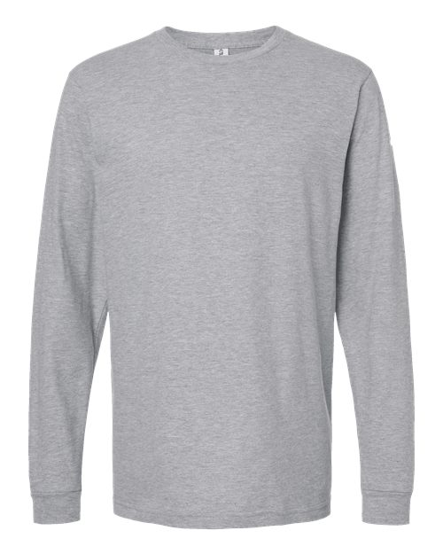 Tultex 202LS Fine Jersey Long Sleeve T-Shirt #color_Heather Grey