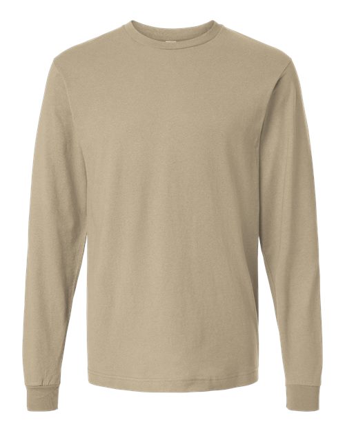 Tultex 202LS Fine Jersey Long Sleeve T-Shirt #color_Sand