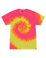 Tie-Dye CD100 Adult 5.4 oz., 100% Cotton T-Shirt #color_FLUORESCENT SWRL