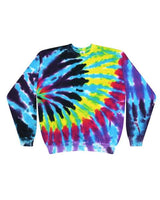 Colortone 8100 Tie-Dyed Fleece Crewneck Sweatshirt #color_Flashback