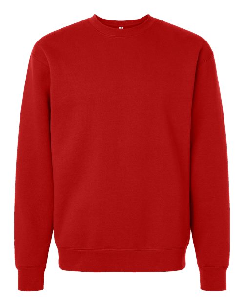 Independent Trading Co. IND3000 Heavyweight Crewneck Sweatshirt #color_Red