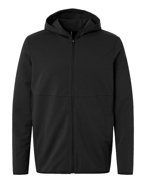 Independent Trading Co. EXP30PZ Perform Full-Zip Hooded Sweatshirt #color_Black