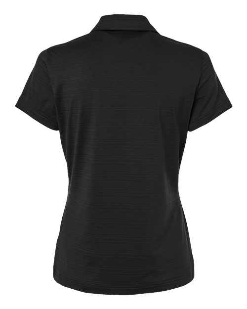 Adidas A707 Women's Textured Stripe Polo #color_Black