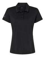 Adidas A707 Women's Textured Stripe Polo #color_Black