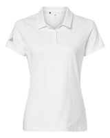 Adidas A707 Women's Textured Stripe Polo #color_White