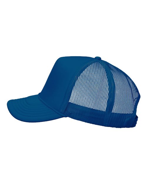Valucap VC700 Foam Mesh-Back Trucker Cap #color_Royal/ Royal
