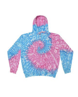Colortone 8888 Tie-Dyed Full-Zip Hooded Sweatshirt #color_Athens