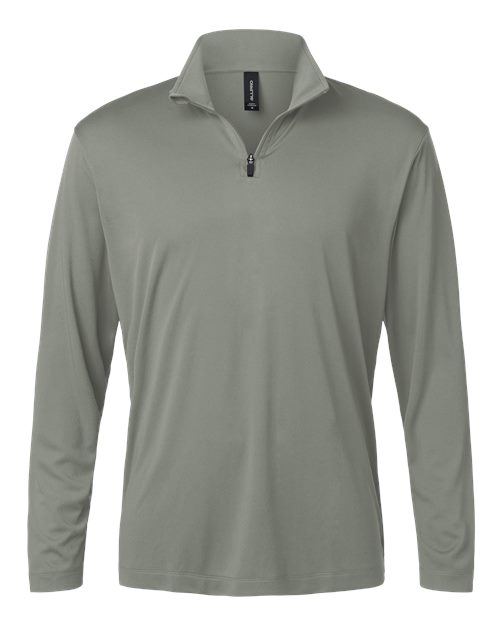 AllPro 41870 Pro-Lock Performance Quarter-Zip Pullover #color_Greystone