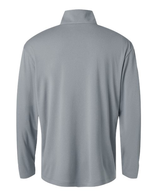 AllPro 41870 Pro-Lock Performance Quarter-Zip Pullover #color_Heather Steel