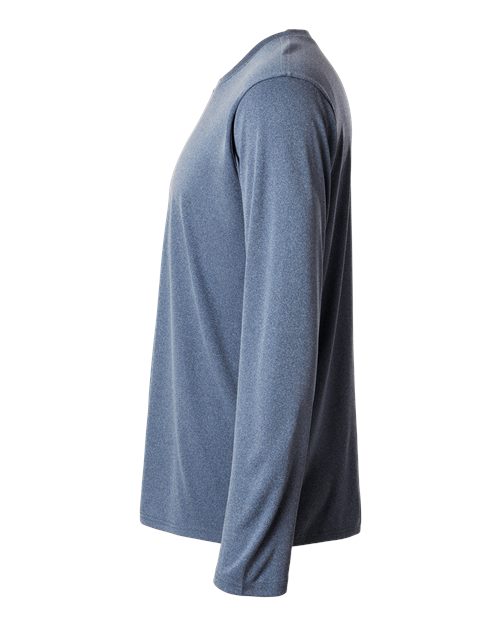 AllPro 48400 Pro-Lock Performance Long Sleeve T-Shirt #color_Heather Navy