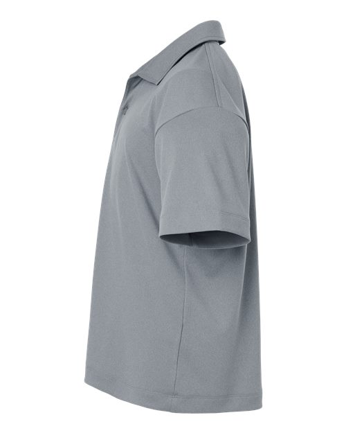 AllPro 41800Y Pro-Lock Youth Performance Polo #color_Heather Steel