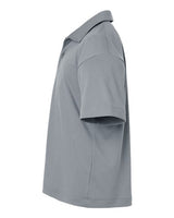 AllPro 41800Y Pro-Lock Youth Performance Polo #color_Heather Steel