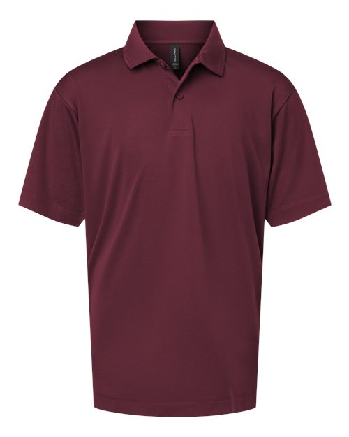 AllPro 41800Y Pro-Lock Youth Performance Polo #color_Maroon
