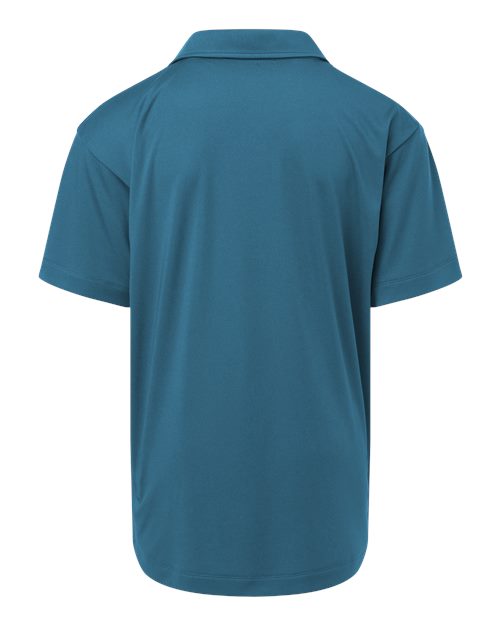 AllPro 41800Y Pro-Lock Youth Performance Polo #color_Pacific Blue