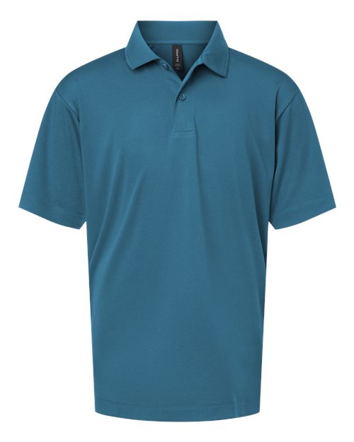 AllPro 41800Y Pro-Lock Youth Performance Polo #color_Pacific Blue