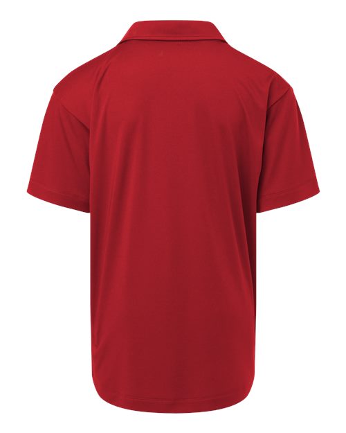 AllPro 41800Y Pro-Lock Youth Performance Polo #color_Red
