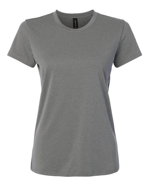 AllPro 48000L Pro-Lock Women's Performance T-Shirt #color_Heather Granite