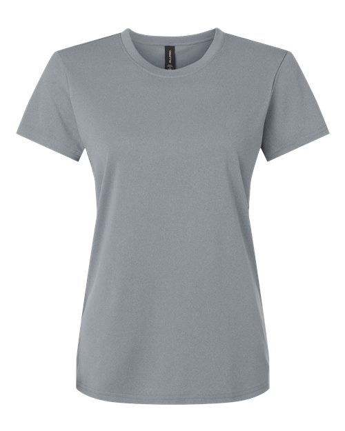 AllPro 48000L Pro-Lock Women's Performance T-Shirt #color_Heather Steel