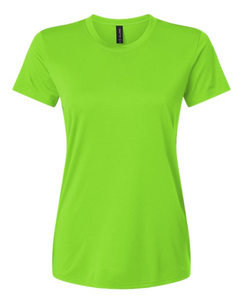 AllPro 48000L Pro-Lock Women's Performance T-Shirt #color_Lime
