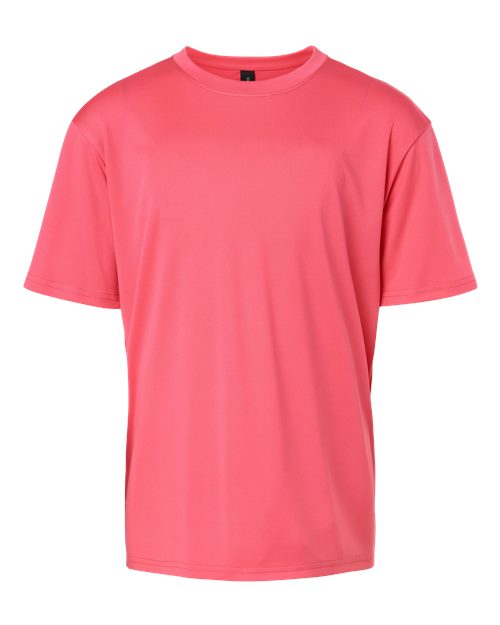 AllPro 48000Y Pro-Lock Youth Performance T-Shirt #color_Bright Pink