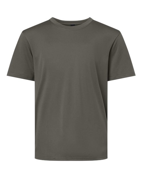 AllPro 48000Y Pro-Lock Youth Performance T-Shirt #color_Charcoal