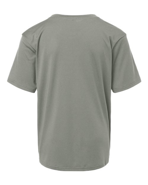AllPro 48000Y Pro-Lock Youth Performance T-Shirt #color_Greystone