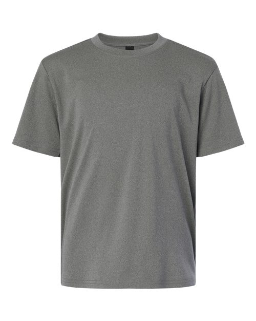 AllPro 48000Y Pro-Lock Youth Performance T-Shirt #color_Heather Granite